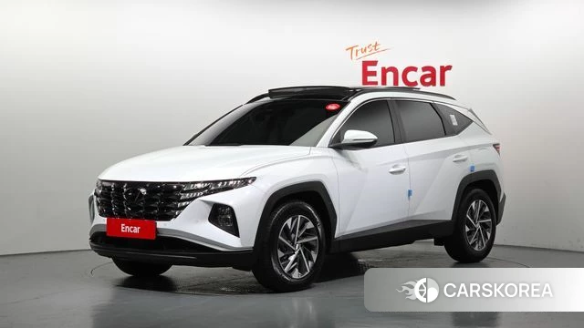 Hyundai Tucson Hybrid (NX4) 2023 Белый из Кореи