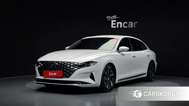 Hyundai The New Grandeur IG Hybrid 2021 Белый из Кореи