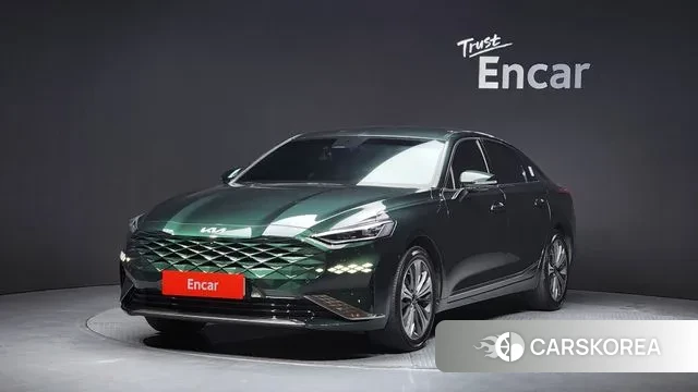 Kia K8 Hybrid 2021 Темно-зеленый из Кореи