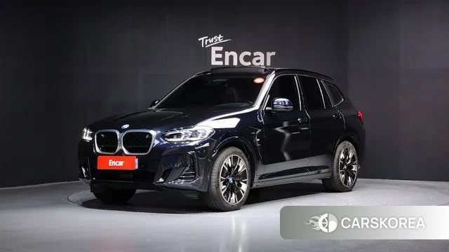 BMW iX3 2023 Черный из Кореи