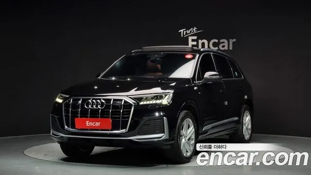 Audi Q7 (4M) 2022 Черный из Кореи