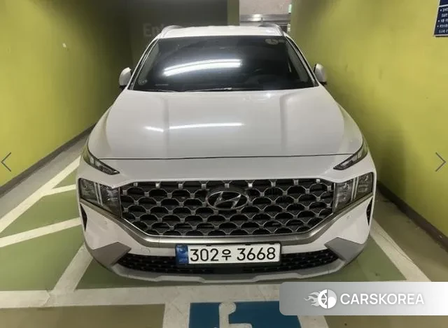 Hyundai The New Santa Fe 2022 Белый из Кореи