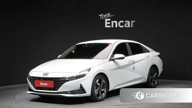 Hyundai Avante (CN7) 2020 Белый из Кореи