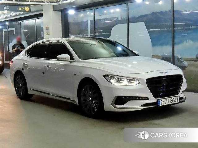 Hyundai Grandeur IG Hybrid 2019 Белый из Кореи