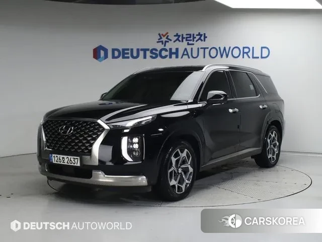 Hyundai Palisade 2021 Черный из Кореи