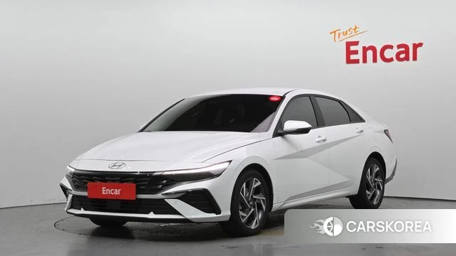 Hyundai The New Avante (CN7) 2023 Белый из Кореи