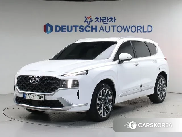 Hyundai The New Santa Fe 2021 Белый из Кореи