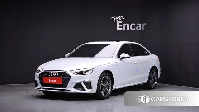 Audi A4 (B9) 2021 Белый из Кореи