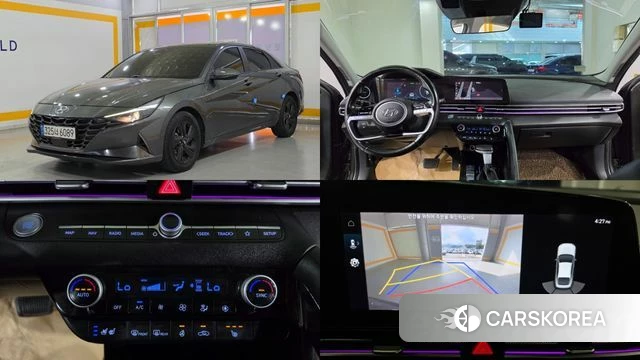 Hyundai Avante Hybrid (CN7) 2020 Серый из Кореи