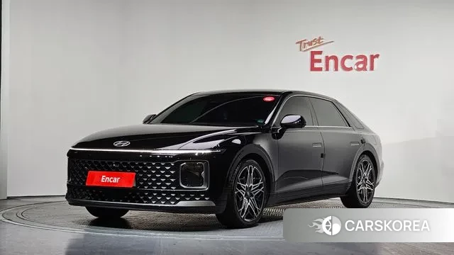 Hyundai Grandeur Hybrid (GN7) 2023 Черный из Кореи