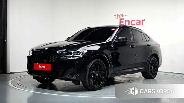 BMW X4 (G02) 2024 Черный из Кореи
