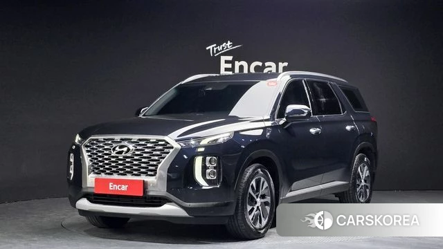Hyundai Palisade 2021 Черный из Кореи