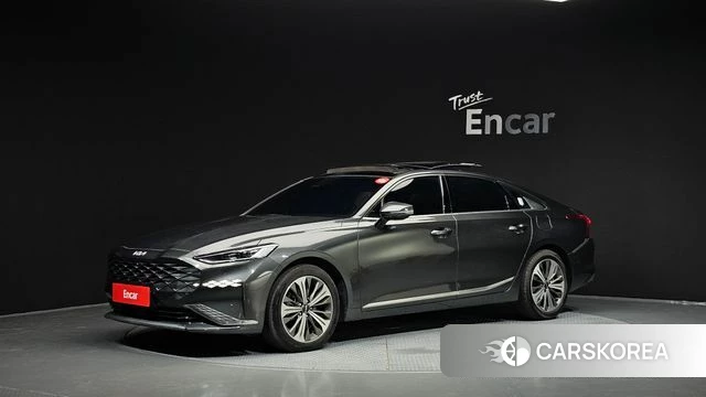 Kia K8 Hybrid 2023 Серый из Кореи