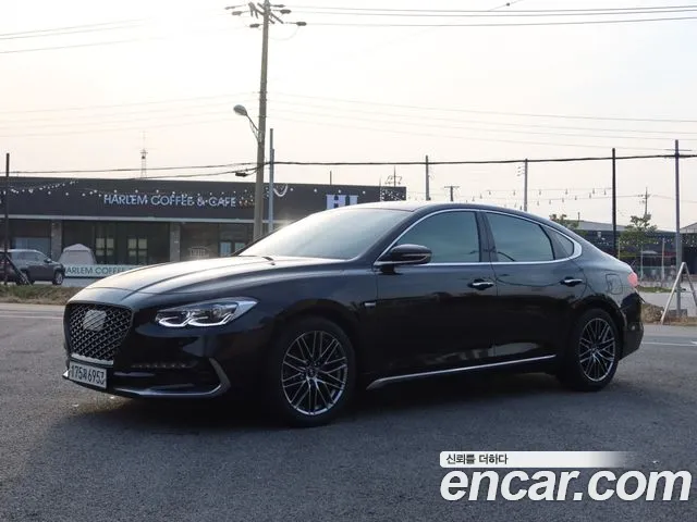 Hyundai Grandeur IG Hybrid 2019 Черный из Кореи