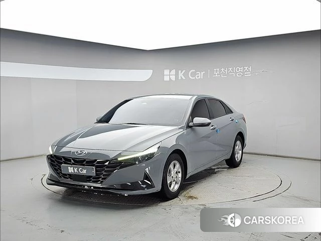 Hyundai Avante (CN7) 2021 Серый из Кореи