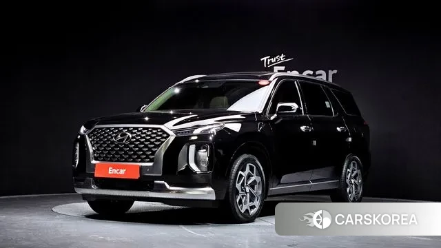 Hyundai Palisade 2021 Черный из Кореи