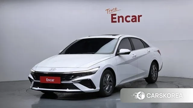 Hyundai The New Avante (CN7) 2024 Белый из Кореи