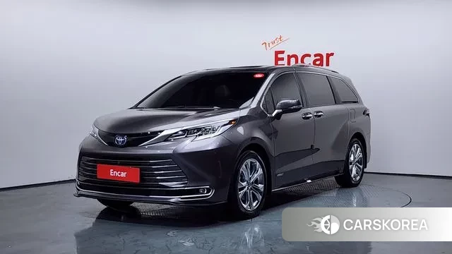 Toyota Sienna 4th Generation 2021 Серый из Кореи