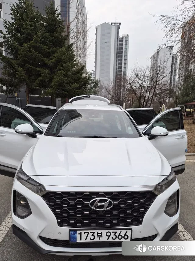 Hyundai Santa Fe TM 2018 Белый из Кореи