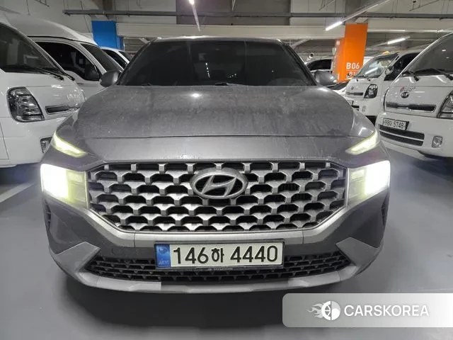 Hyundai The New Santa Fe 2021 Серый из Кореи