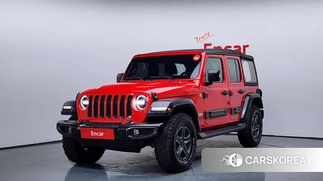 Jeep Wrangler (JL) 2019 Красный из Кореи