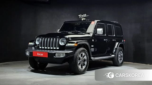 Jeep Wrangler (JL) 2021 Черный из Кореи