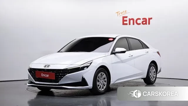 Hyundai Avante (CN7) 2021 Белый из Кореи