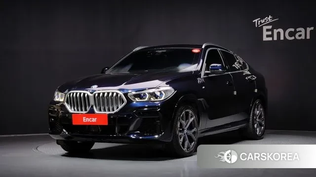 BMW X6 (G06) 2021 Черный из Кореи
