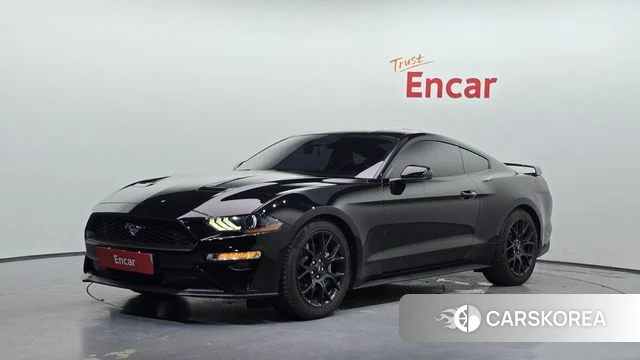 Ford Mustang 2019 Черный из Кореи