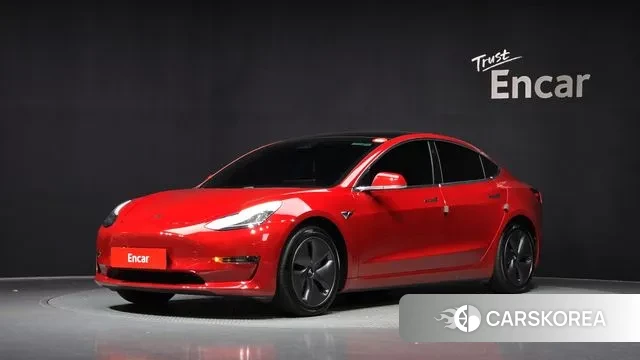 Tesla Model 3 2020 Красный из Кореи