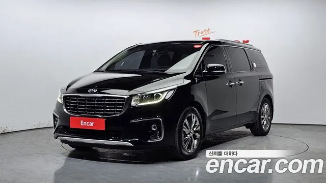 Kia The New Carnival 2018 Черный из Кореи