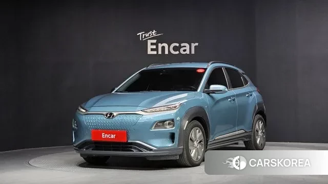 Hyundai Kona Electric 2019 Небесно-голубой из Кореи