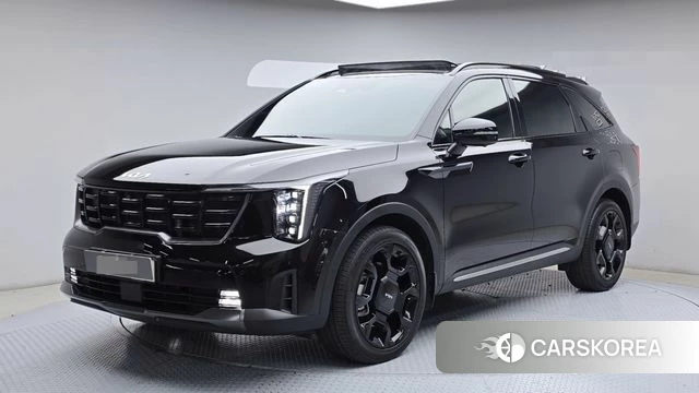 Kia The New Sorento 4th Generation 2024 Черный из Кореи