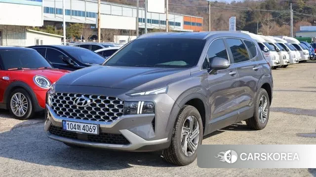 Hyundai The New Santa Fe 2021 Серый из Кореи