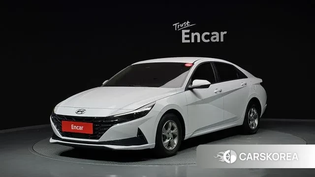 Hyundai Avante (CN7) 2022 Белый из Кореи