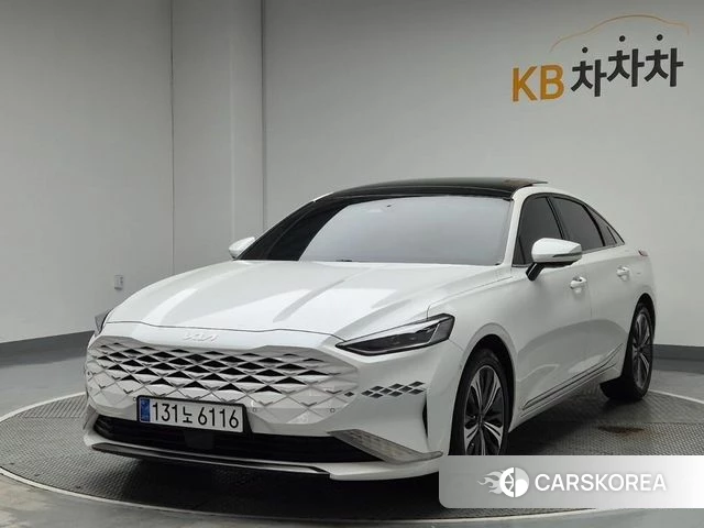 Kia K8 Hybrid 2022 Белый из Кореи