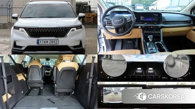 Kia Carnival 4th generation 2023 Белый из Кореи