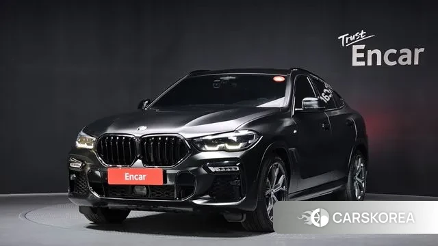 BMW X6 (G06) 2021 Черный из Кореи