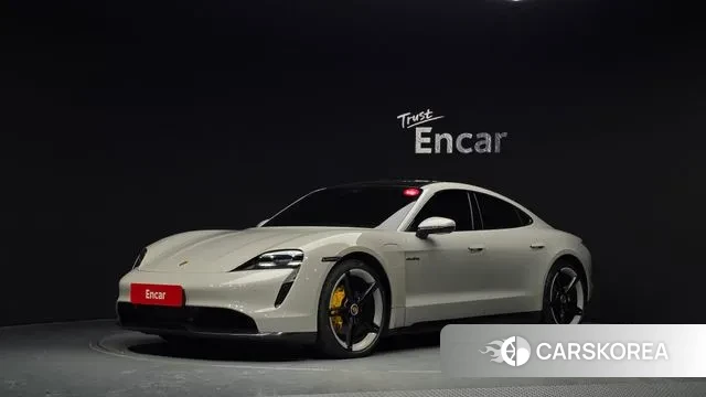 Porsche Taycan 2021 Серебристо-серый из Кореи