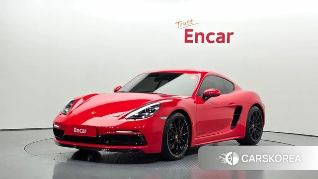 Porsche 718 Cayman 2024 Красный из Кореи