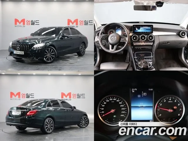 Mercedes-Benz C-Class W205 2019 Темно-зеленый из Кореи