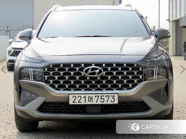 Hyundai The New Santa Fe 2022 Серебристо-серый из Кореи