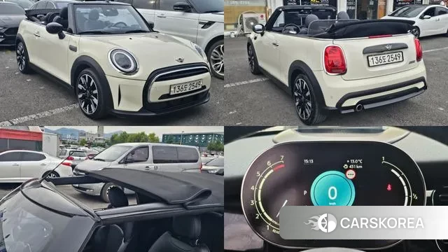 Mini Cooper Convertible 2022 Жемчужный цвет из Кореи