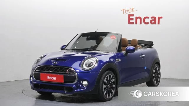 Mini Cooper S Convertible 2018 Синий из Кореи