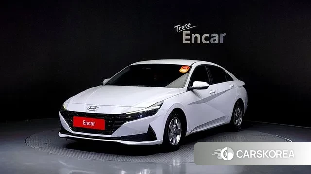 Hyundai Avante (CN7) 2021 Белый из Кореи