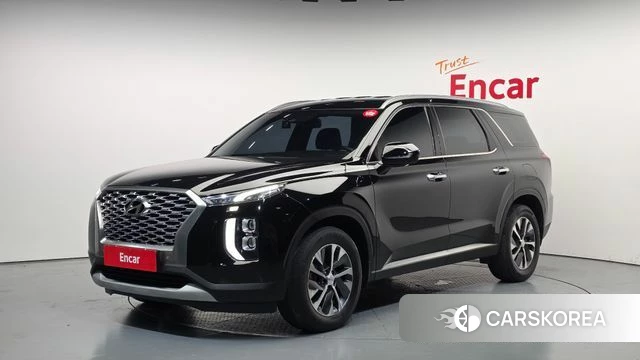 Hyundai Palisade 2021 Черный из Кореи