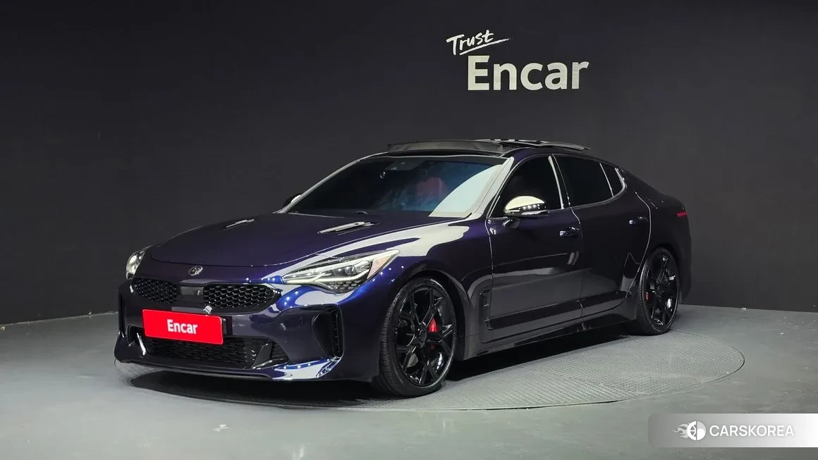 Kia Stinger 2018 Синий из Кореи