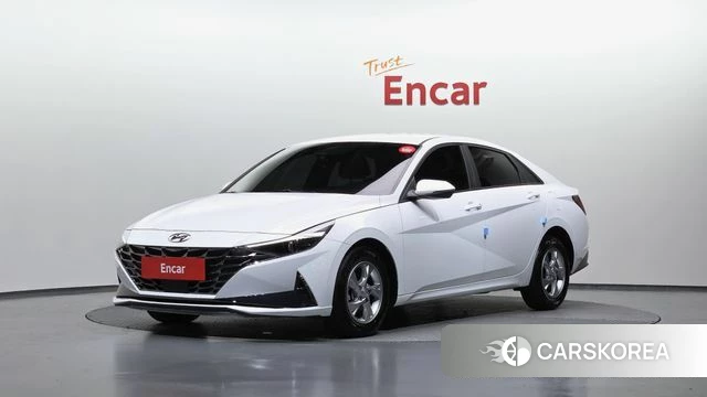 Hyundai Avante (CN7) 2020 Белый из Кореи