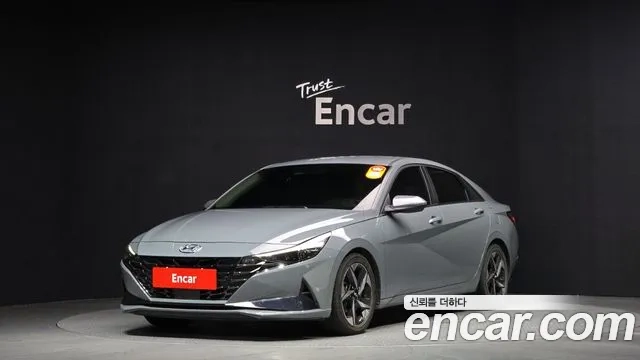 Hyundai Avante (CN7) 2022 Серый из Кореи