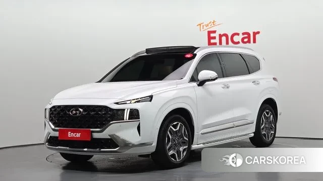 Hyundai The New Santa Fe 2023 Белый из Кореи